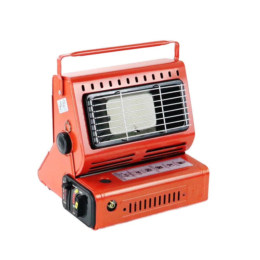 Portable GM Steel Camp Gas Heater & Stove Butane Fuel All Seasons Outdoor Cooking Heater