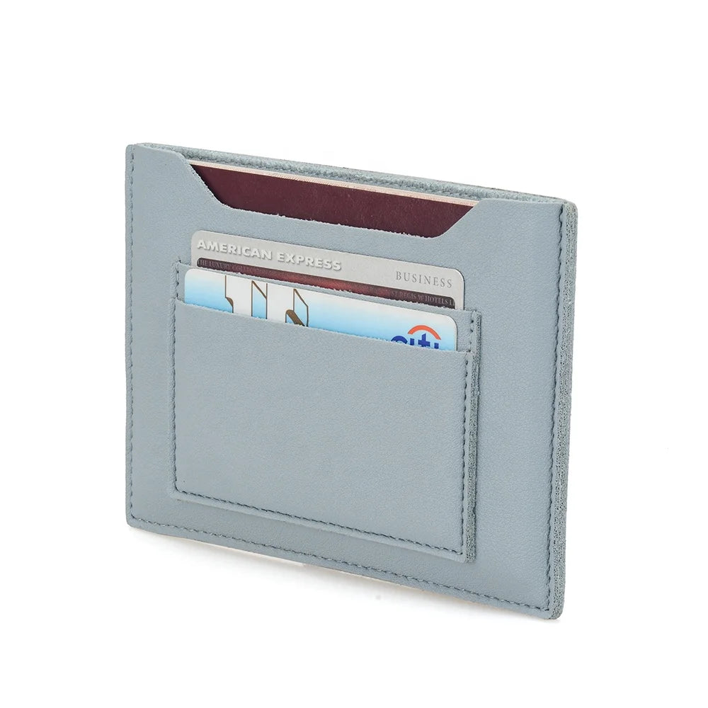 Hot Selling Normcore/Minimalist Style Fast Delivery PU Leather 6 Inch Passport Holder Cover No Closure 10mm Thickness