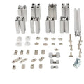 China Manufacturer Rohs Oem Odm M4 M5 M6 M8 10-32 1/4-20 5/16-18  Roll-IN T-Nuts with Leaf for 45 t Slot 10mm Aluminum Profile