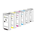 OCBESTJET 72 Compatible Ink Cartridges for HP Designjet 130 T1100 T610 T1110 T1120 T1200 T1300 T2300 T770 T790 T795 Printer