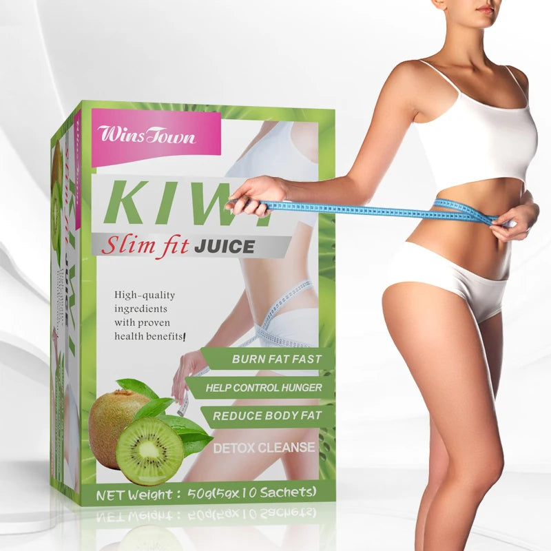 New Arrival Sugar Free Slimming Kiwi Fruit Flavor Slim Fit Juice Instant Powder Drink