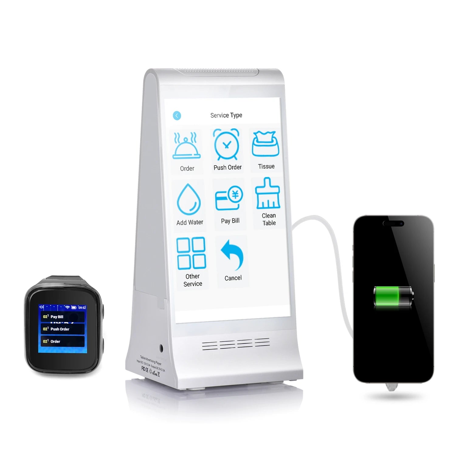 FYD-868 Plus X Latest Innovative Electrical Products Menu Display Tablet Restaurant Tablet Android Digital Menu Boards