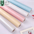 PVC Waterproof Self-adhesive Wallpaper Solid Color Refurbished Stickers Bedroom Living Room Bedroom Wallpaper