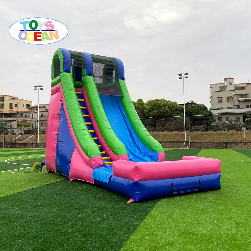 New Outdoor Children's Slide with Swimming Pool Slide Inflatable Water Slide for Sale