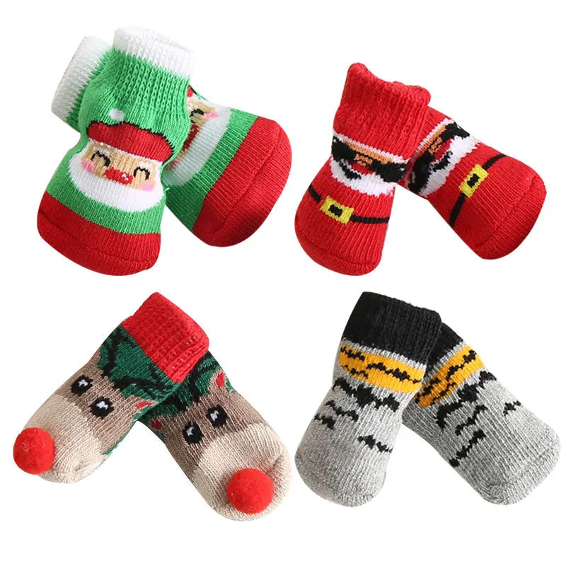 Wholesale Cute Foot Protector Themed Antislip Neoprene Pet Dog Socks