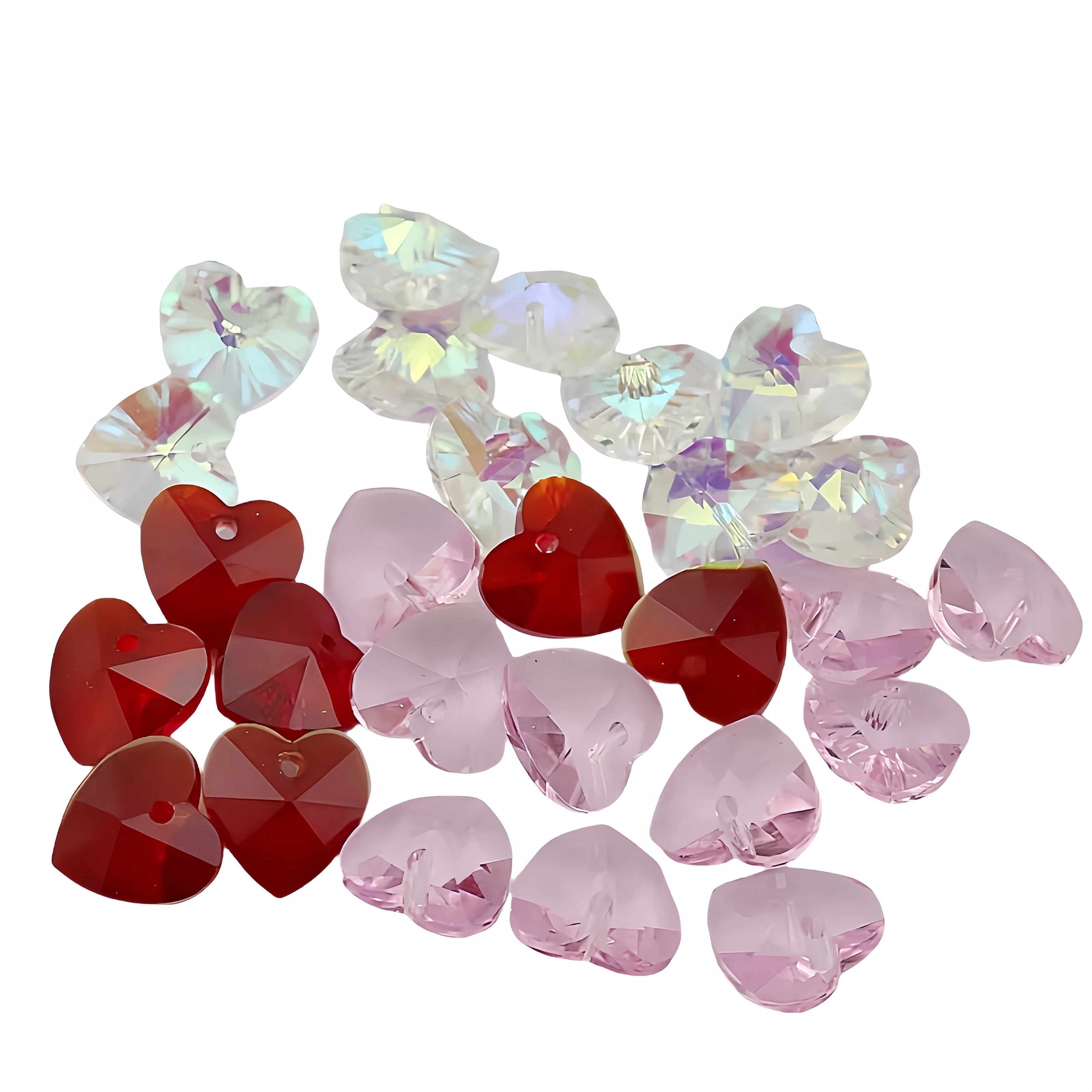 Crystal Heart-shaped Glass Jewelry