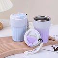 Custom Yunxin 400 ml Leak Proof Reusable Stainless Steel  Insulated Travel Thermal Coffee Mug Tumbler Cup With Lid