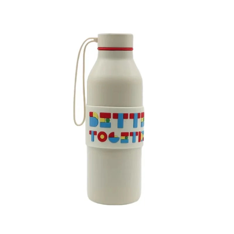 Portable 304 Stainless Steel Water Bottle with Vacuum Insulation Classic Design for Gym and Sports