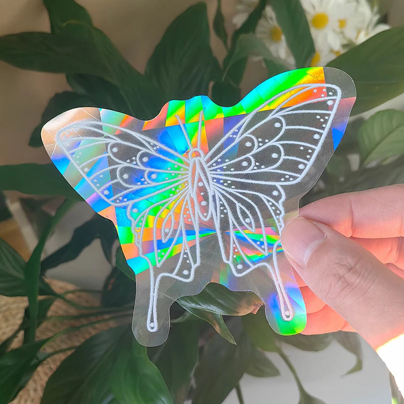 New Prismatic Rainbow Maker Sun Catcher Sticker Window Sunshine Catching Decal Rainbow Making Suncatcher Sticker