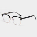 Men's Ultralight Fashion Business Half Frame Glasses Retro High-quality Blue Light Myopia Optical Eyeglasses Frame