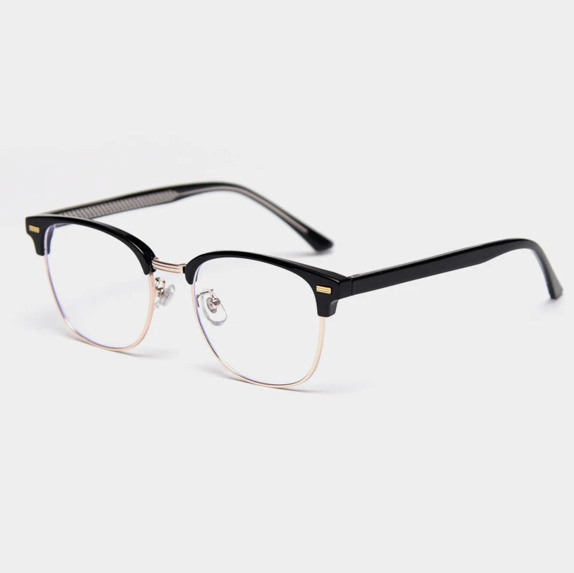 Men's Ultralight Fashion Business Half Frame Glasses Retro High-quality Blue Light Myopia Optical Eyeglasses Frame