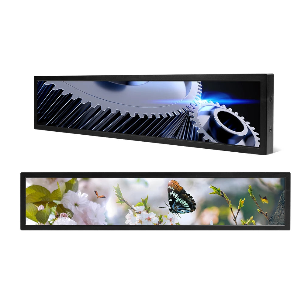 Smart Lcd Digital Shelf Signage Digital Price Tags with 47.6 Inch Lcd Stretched Display Marketing Advertising