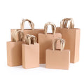 Manufacturer White Brown Kraft Bags with Handles As Party Favor Bags Gift Wrapping Shopping Packaging Bags