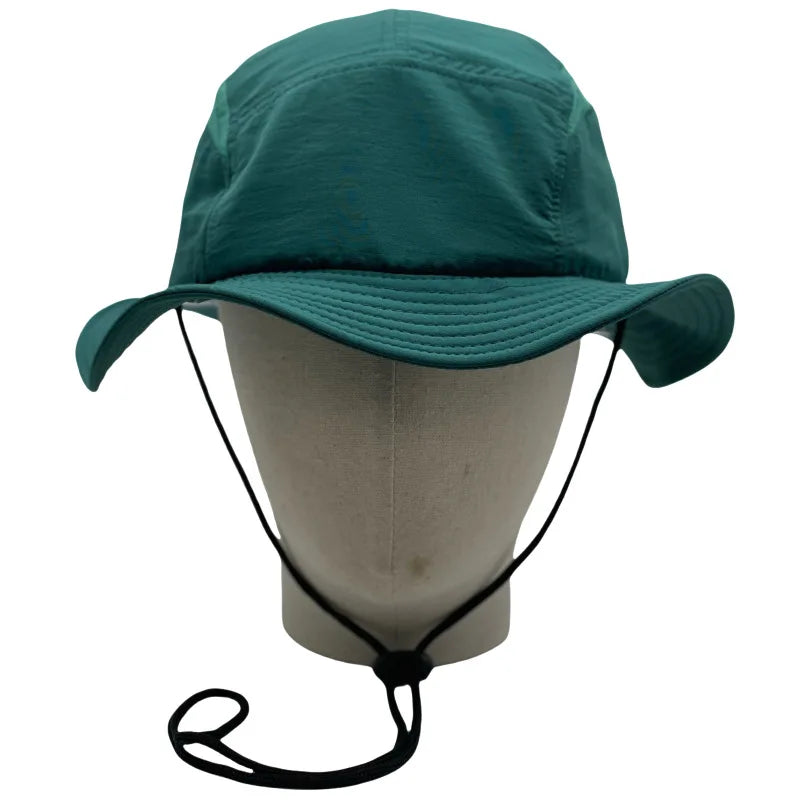 Custom 5 Panel Running Bucket Hat Lightweight Breathable Quick Drying Sports Camping Fishing Casual Unisex All Season