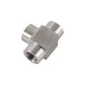 Tee Union Type Stainless Steel Compression Fitting SS316L 3/8'' Tube Fittings