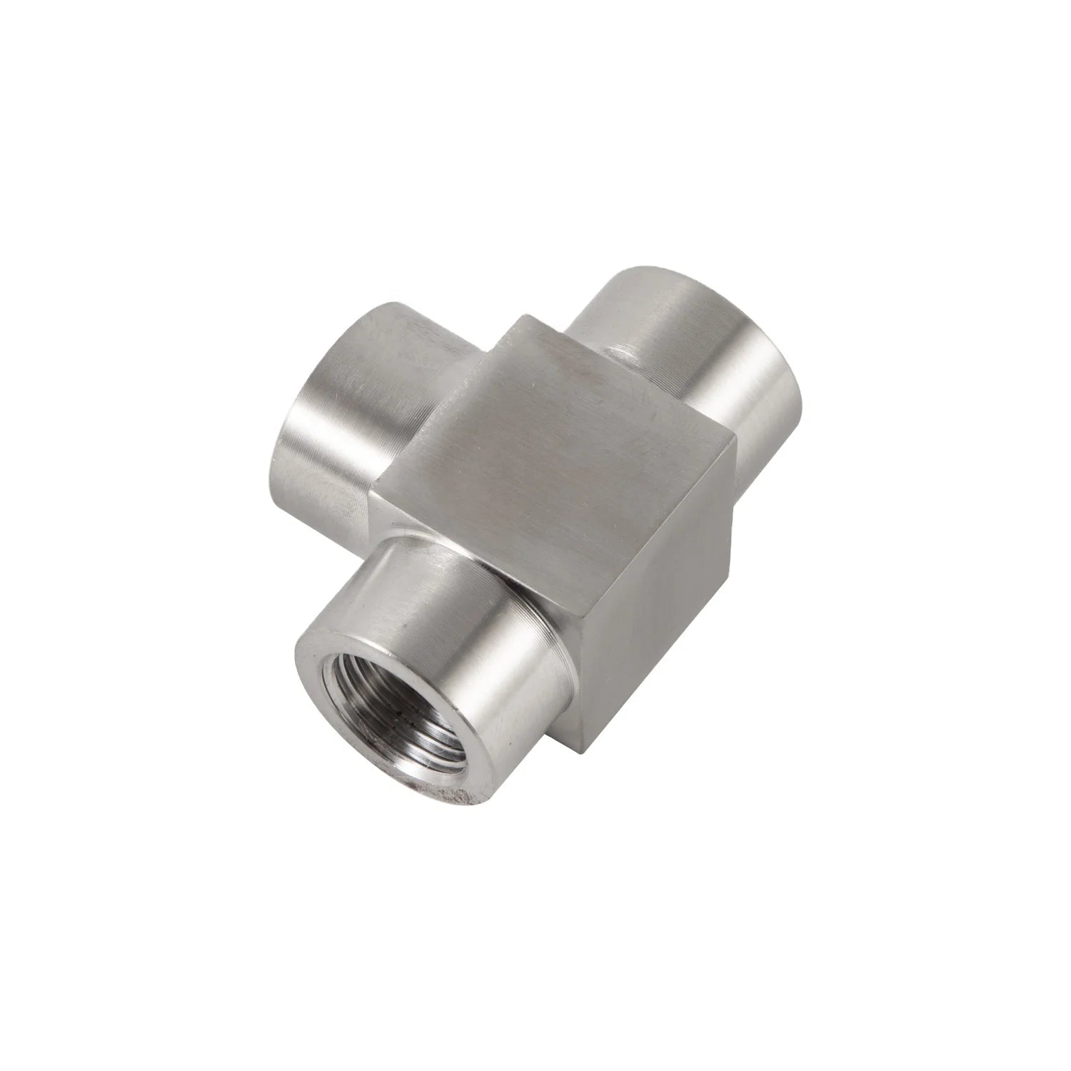 Tee Union Type Stainless Steel Compression Fitting SS316L 3/8'' Tube Fittings