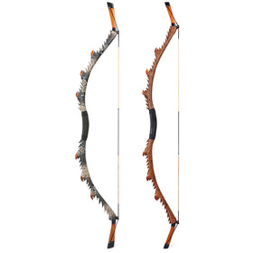 Archery Left Right Hand Asian Bow Leather Horsebow Recurve Turkish Traditional Longbow for Hunting