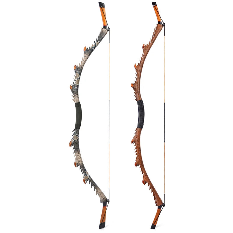 Archery Left Right Hand Asian Bow Leather Horsebow Recurve Turkish Traditional Longbow for Hunting