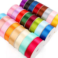100yards Per Roll Gift Silk Sanding Ribbon Roll Wholesale Solid Color Cheap Satin Ribbon 4cm for Gift Wrap Flowers