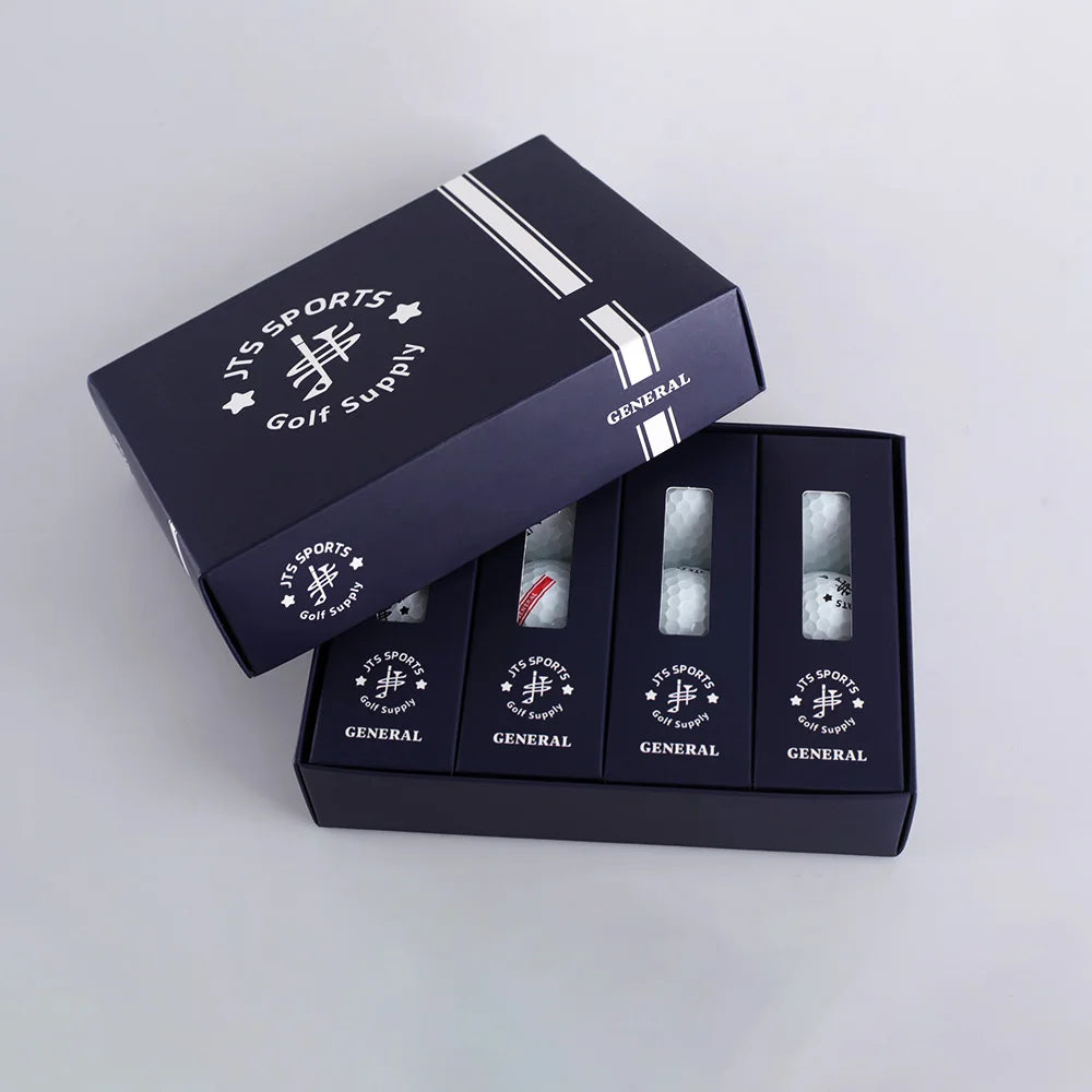 JTS Factory Price High Quality  2 3 4 Pieces Custom Packaging Logo Printing Tour Golf Ball