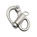 35mm Durable Stainless Steel Fixed Bail Quick Release Snap Shackle for Kayak Sailboat Yacht Sailing Hardware