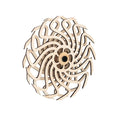 Latest Modern Art Wood Laser Cut Wavy Wall Decor Decorative Wall Art 3D