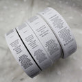 Custom Nylon Taffeta Label Rolls/paper Tape for Printing Care Labels MegaBDM