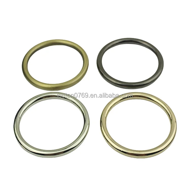 Stock Supply 2.0inch 50mm 4 Colors Good Quality Zinc Alloy Metal O Ring Buckle for Leather Bags