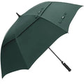 Suppliers Manufacture Wholesale Double Canopy Vented Windproof Waterproof Semi Automatic Open Custom Golf  Umbrella with logo