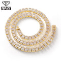 9mm Cute Size baguette CZ Women Cuban Link Chain square CZ Round Diamond Mix Setting 18k Gold Plated New Luxury Cuban Chain