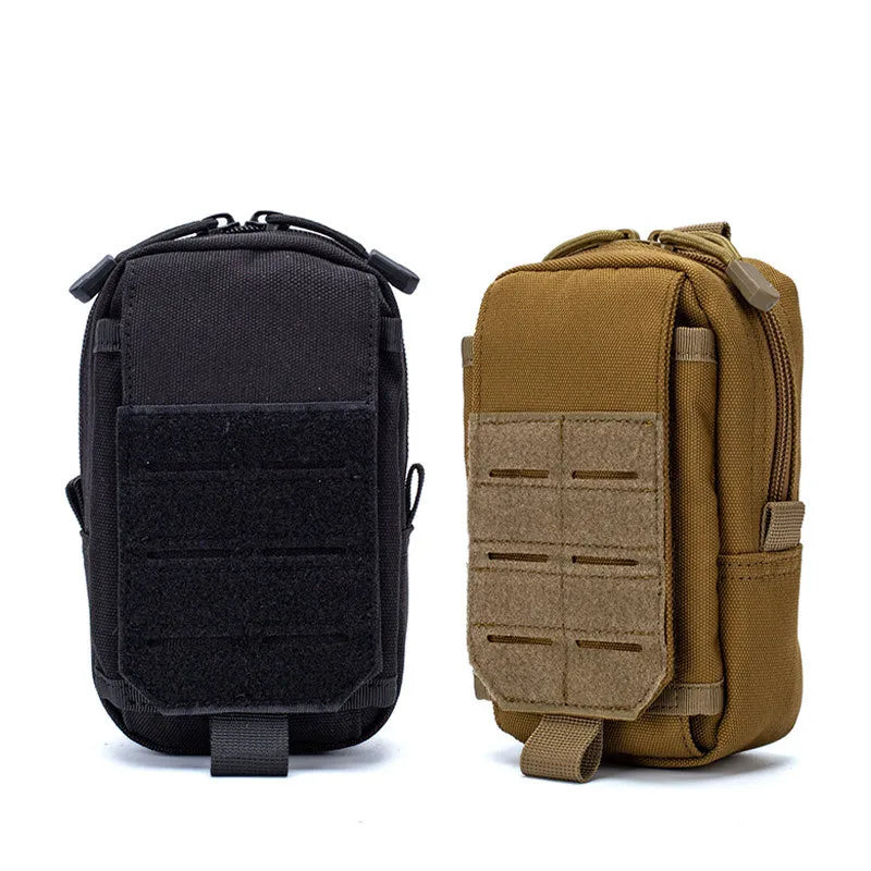 Laser Cutting Utility Molle Belt Pouch Waist Fanny Pack Tactical Tool Bag Molle Phone Pouch