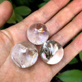 Wholesale Natural clear Quartz Sphere Mini 2cm rainbow clear Quartz Crystal Ball