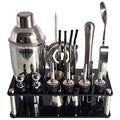 20pcs Custom Friendly Home Bartender Kit Stainless Steel Cocktail Barman Bar Equipment Kits with Shakers
