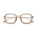 Benyi Anti Blue Light Blocking Optical Eye Glasses Women Men Acetate Titanium Square Eyeglasses Frames