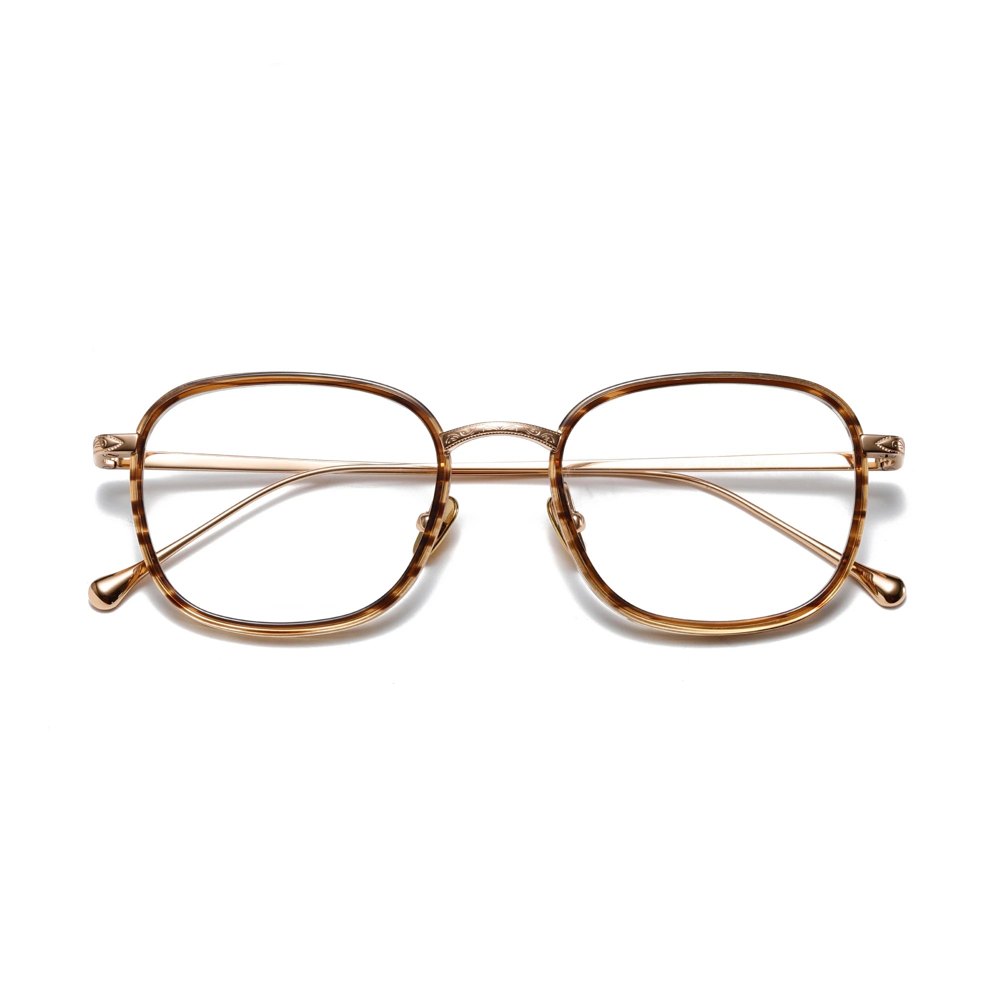 Benyi Anti Blue Light Blocking Optical Eye Glasses Women Men Acetate Titanium Square Eyeglasses Frames