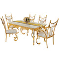 Elegantly Designed Modern Luxury Wedding Hotel Park Home Kitchen Golden Copper Rectangular Home Furniture Home Bar