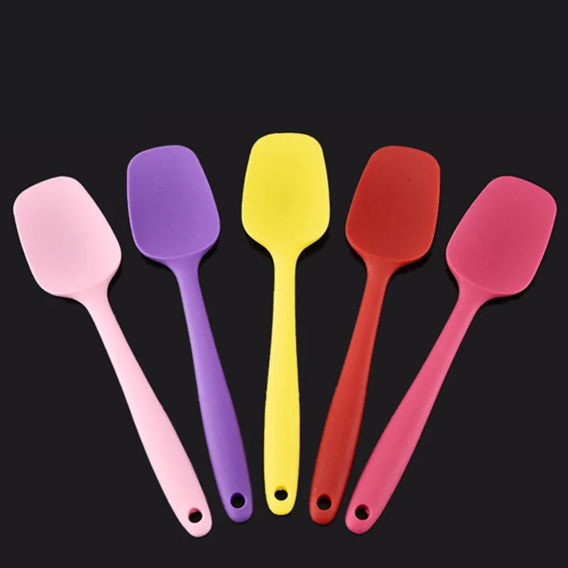 Early Riser Silicone Kitchen Spatula Heat-Resistant Butter Scraper Cake Decorating Cream Spreader Non-Stick Cooking Baking Tool