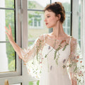 Wildflower Lace Jewel Collar Bridal Jacket for Adults for Marriage and Party Wrap Accessories
