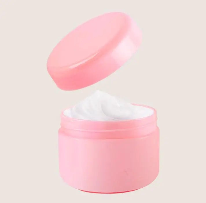 Hot Sale 1OZ 2OZ 4OZ 6OZ 8OZ Luxury Plastic Cosmetic Container Frost Cream Jar with White Purple pink Lids