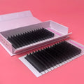 Wholesale Private Label 5-25mm Dark Matte Cashmere Eyelash Extensions Long 0.03 0.05 0.07 Mega Volume Lashes