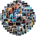 50Pcs Film Poster Stickers Label for Suitcase Laptop Bike Guitar Scrapbook Skateboard Waterproof Sticker