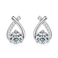 Fashion Moissanite Earrings 925 Sterling Silver Screw Back Studs D Color VVS Diamond for Women Luxury Wholesale Jewelry With GRA