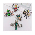 New Handmade Beaded Animal Insect Design 3D Sew Applique Bee Dragonfly Patches for Clothes Decoration
