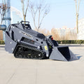 CE EURO 5 Kubota 25Hp Engine Powered Infront V1000 Mini Skid Diesel Loader with Skid Steer Loader Attachment