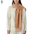 Winter Unisex Men Women Custom Pure Wool Scarf Scarves and Shawls Custom Logo Cashmere Scarf