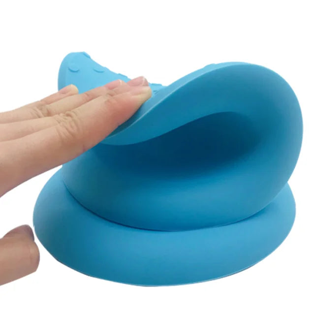 Full Silicone Anti Slip Round Portable Knee Elbow Wrist Exercise Yoga Mat Pad