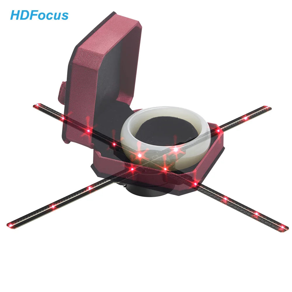 Olograma Led Advertising Hologram Video Fan Cloud Control Wifi 3D Hologram Logos Holographic Fan Wall