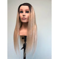 Ombre Color Europe Style Plastic Maniquin Head with Stand for Hairdresser with Shoulder Feature