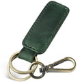 Green Leather Keychain Universal PU Leather Key Chains KeyHolder Keyrings for Men and Women Custom Keychain Leather Car Keychain