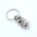 Custom 3D Crankshaft Keychain Engine Part Model Keyring Automotive Enthusiast Gift Wholesale